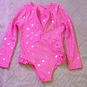 Wonder Nation Pink Jacket with Gold Dots